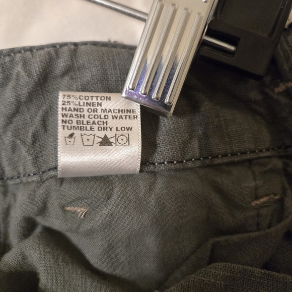 James Perse Linen Blend Gray Shorts Size 26 - Picture 5 of 5
